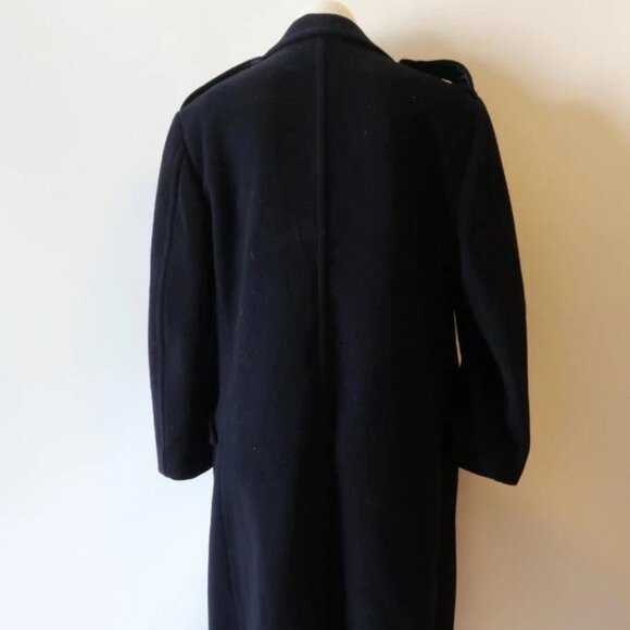 MENS BLOOMINGDALES THE MENS STORE DARK NAVY COAT SZ 42 - Picture 6 of 14